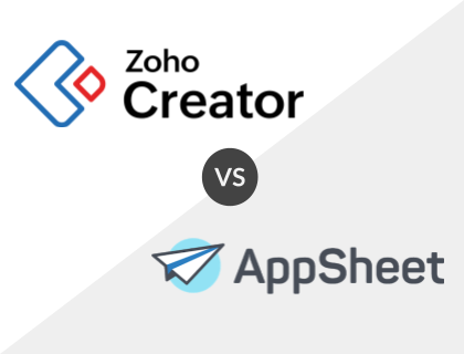 Zoho Creator vs. AppSheet