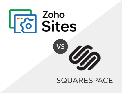 Zoho Sites vs. Squarespace