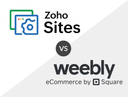 Zoho Sites vs. Weebly
